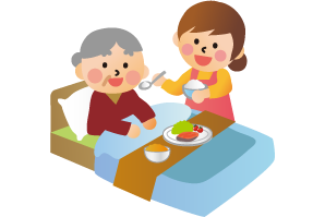 食事のお手伝いイメージ
